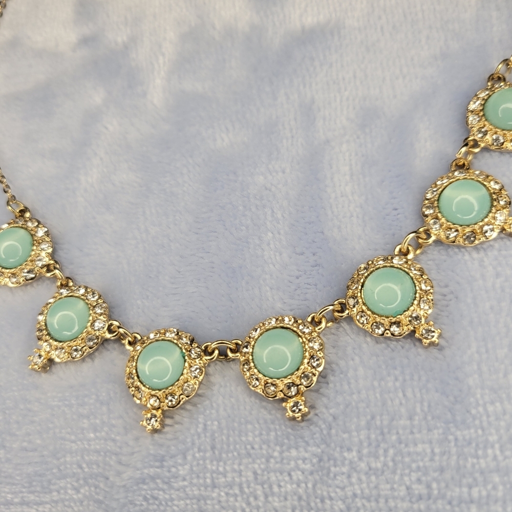 Mint Green Statement Necklace